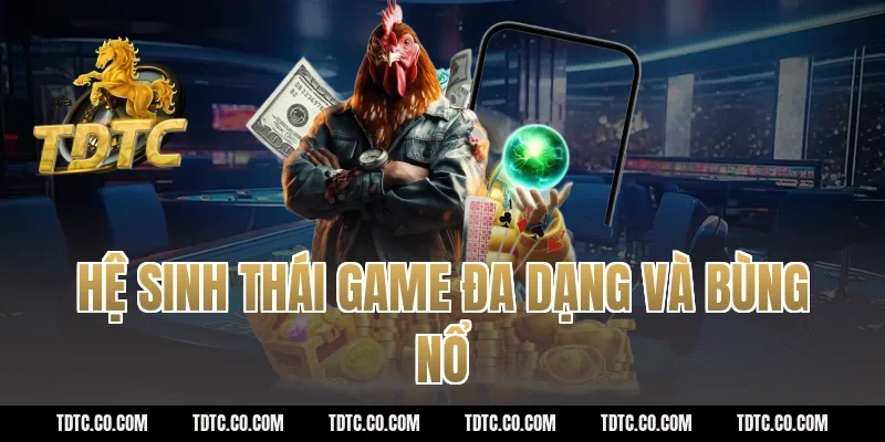 Hệ sinh thái game đa dạng và bùng nổ